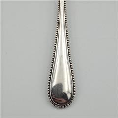 Antique Pre 1897 John Sherwood & Sons Silver Plated Salt/Sugar Spoon BEAVER MARK